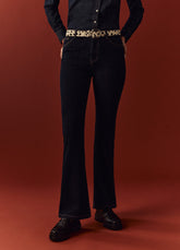 Ovs Womens Piombo Boot Cut Jeans With Five Pockets